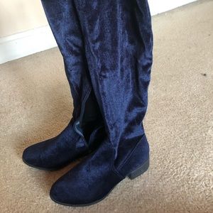 Madden Girl Suede Over the Knee Boots
